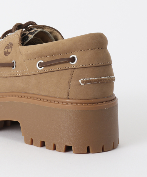 Timberland（ティンバーランド）の「TIMBER LAND / ティンバーランド STONE STREET BOAT SHOE（モカシン/デッキシューズ・レディース・ベージュ・23cm/24cm/25cm）」の5枚目の写真