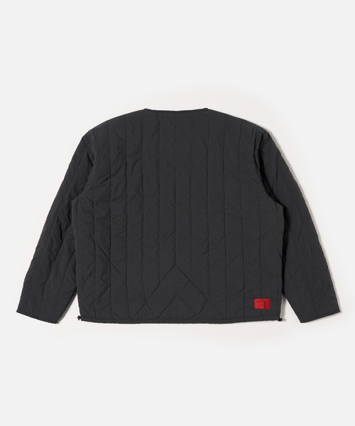 Universal Works（ユニバーサルワークス）の「Topologie X Universal Works Quilted Liner Jacket / Charcoal（ナイロンジャケット・レディース・チャコール・X-SMALL/SMALL/MEDIUM）」の2枚目の写真