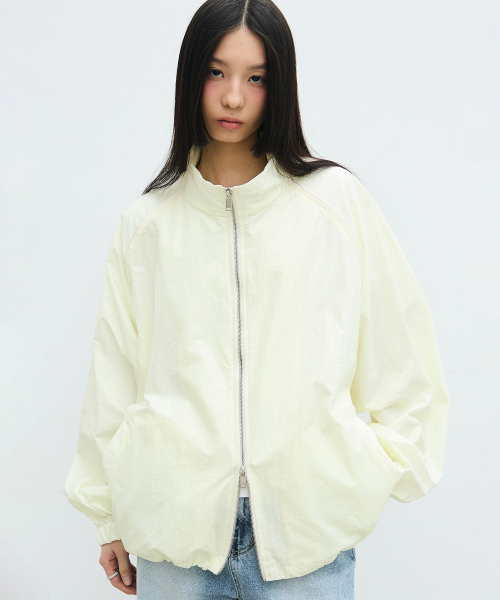 NICK&NICOLE（ニックアンドニコール）の「NICK NICOLE OVERSIZED GROOVY JUMPER_LIME（ナイロンジャケット・レディース・その他・FREE）」の2枚目の写真