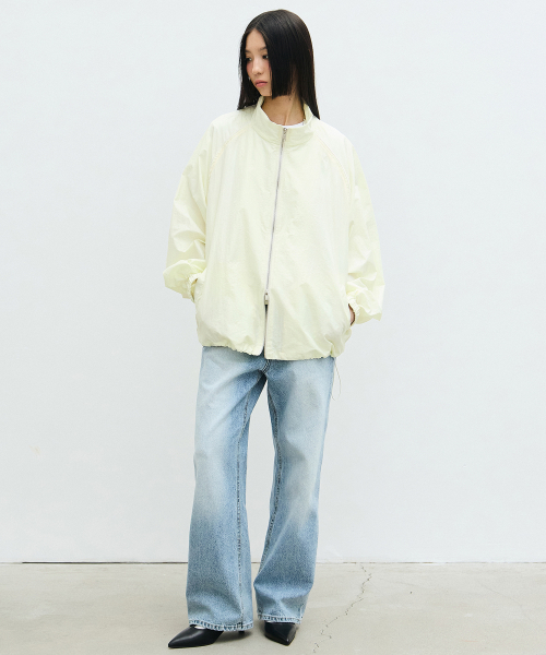 NICK&NICOLE（ニックアンドニコール）の「NICK NICOLE OVERSIZED GROOVY JUMPER_LIME（ナイロンジャケット・レディース・その他・FREE）」の4枚目の写真