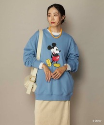 【oceanpacific/オーシャンパシフィック】ミッキー裏毛クルースウェット
