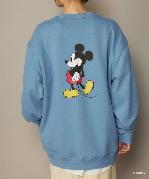 Disney(ディズニー)の「【oceanpacific/オーシャンパシフィック】ミッキー裏毛クルースウェット(スウェット・メンズ・チャコールグレー/ブルー/アイボリー・MEDIUM/LARGE/X-LARGE)」の14枚目の写真