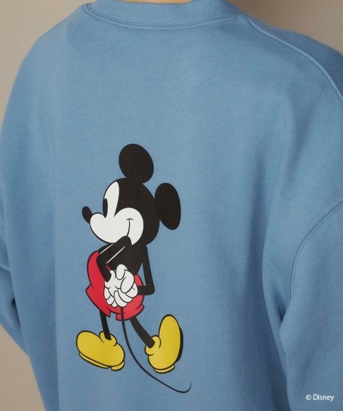 Disney(ディズニー)の「【oceanpacific/オーシャンパシフィック】ミッキー裏毛クルースウェット(スウェット・メンズ・チャコールグレー/ブルー/アイボリー・MEDIUM/LARGE/X-LARGE)」の15枚目の写真
