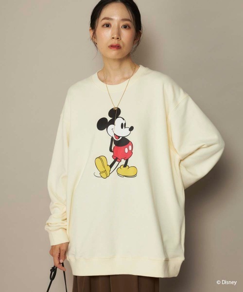 Disney(ディズニー)の「【oceanpacific/オーシャンパシフィック】ミッキー裏毛クルースウェット(スウェット・メンズ・チャコールグレー/ブルー/アイボリー・MEDIUM/LARGE/X-LARGE)」の21枚目の写真
