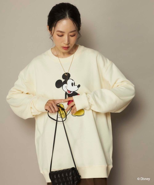 Disney(ディズニー)の「【oceanpacific/オーシャンパシフィック】ミッキー裏毛クルースウェット(スウェット・メンズ・チャコールグレー/ブルー/アイボリー・MEDIUM/LARGE/X-LARGE)」の22枚目の写真