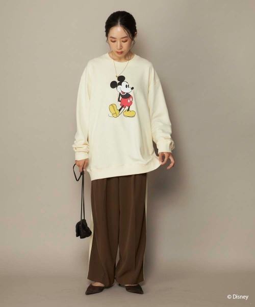 Disney(ディズニー)の「【oceanpacific/オーシャンパシフィック】ミッキー裏毛クルースウェット(スウェット・メンズ・チャコールグレー/ブルー/アイボリー・MEDIUM/LARGE/X-LARGE)」の18枚目の写真