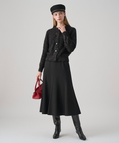 ANAYI(アナイ)の「裏起毛ツイルマーメイド スカート(スカート・レディース・ホワイト/ライトグレー/ライトブルー/ブラック・34/36/38)」の8枚目の写真