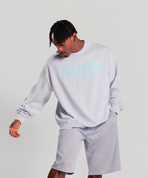 FREEDOM（フリーダム）の「グラデーションロゴスウェットシャツ（メランジ）（スウェット）」