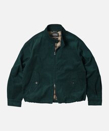 CORDUROY BUDDY HARRINGTON JACKET _ DARK GREEN