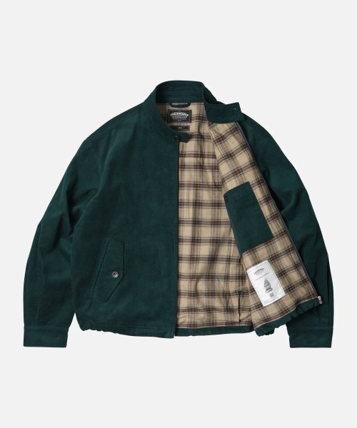 FRIZMWORKS(フリズムワークス)の「CORDUROY BUDDY HARRINGTON JACKET _ DARK GREEN(ブルゾン・レディース・その他・MEDIUM/LARGE/X-LARGE/SMALL)」の2枚目の写真