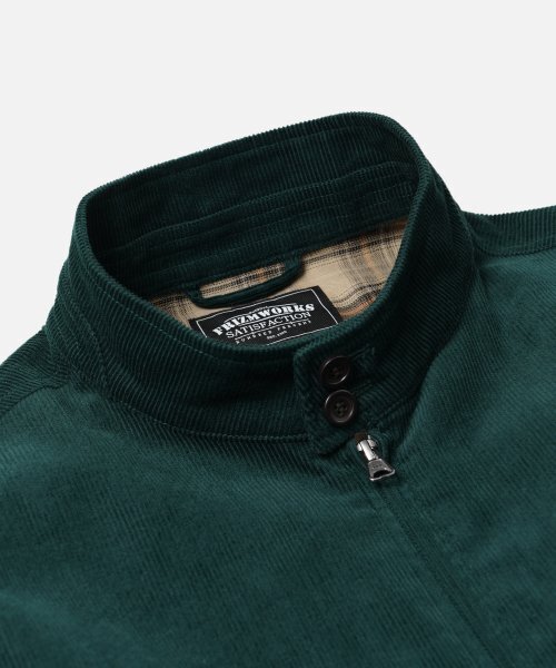FRIZMWORKS(フリズムワークス)の「CORDUROY BUDDY HARRINGTON JACKET _ DARK GREEN(ブルゾン・レディース・その他・MEDIUM/LARGE/X-LARGE/SMALL)」の4枚目の写真