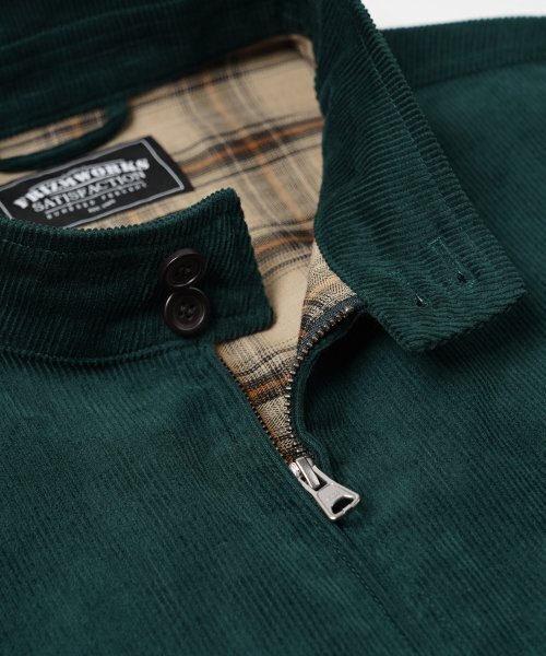 FRIZMWORKS(フリズムワークス)の「CORDUROY BUDDY HARRINGTON JACKET _ DARK GREEN(ブルゾン・レディース・その他・MEDIUM/LARGE/X-LARGE/SMALL)」の5枚目の写真
