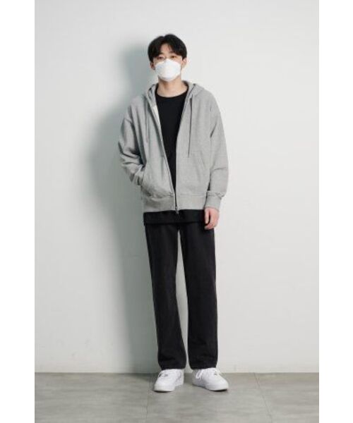 MUSINSA STANDARD（ムシンサスタンダード）の「レイヤードクルーネックTシャツ_通常丈 [ブラック]（Tシャツ/カットソー・メンズ・その他・SMALL/MEDIUM/LARGE/X-LARGE/XX-LARGE/X-SMALL）」の18枚目の写真