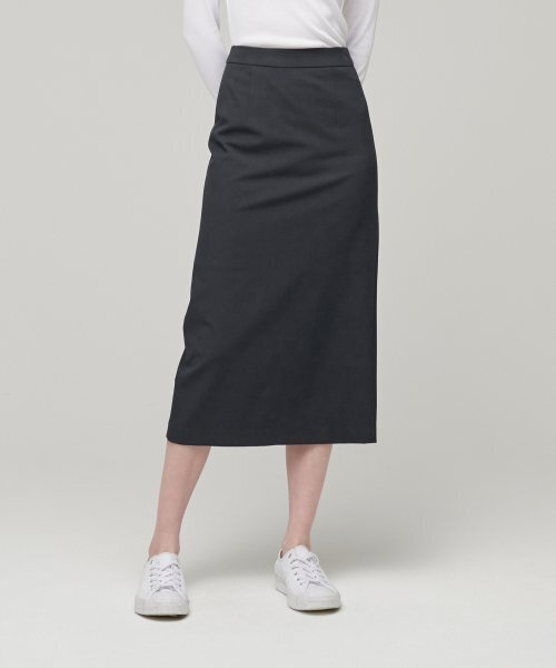 MUSINSA STANDARD WOMAN(ムシンサスタンダードウーマン)の「レディースハイウエストロングスカート【グレー】(スカート・レディース・その他・SMALL/MEDIUM/LARGE/X-SMALL)」の1枚目の写真