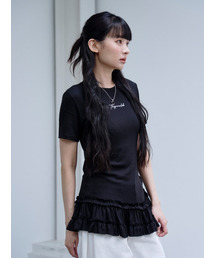 カンカンショートスリーブTシャツ[ブラック]