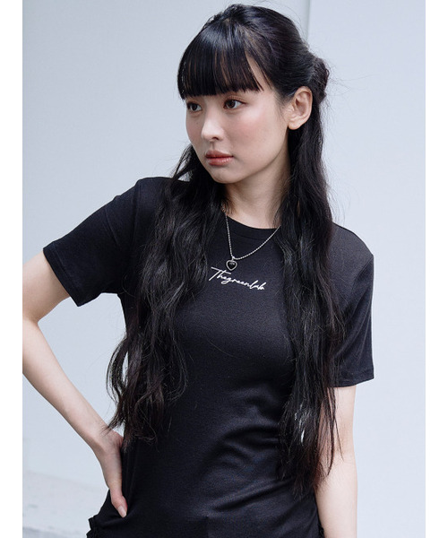 THE GREEN LAB（ザグリーンラボ）の「カンカンショートスリーブTシャツ[ブラック]（Tシャツ/カットソー・レディース・その他・FREE）」の2枚目の写真