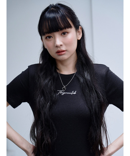 THE GREEN LAB（ザグリーンラボ）の「カンカンショートスリーブTシャツ[ブラック]（Tシャツ/カットソー・レディース・その他・FREE）」の3枚目の写真