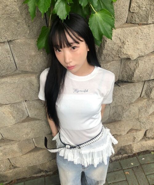 THE GREEN LAB（ザグリーンラボ）の「カンカンショートスリーブTシャツ[ブラック]（Tシャツ/カットソー・レディース・その他・FREE）」の14枚目の写真
