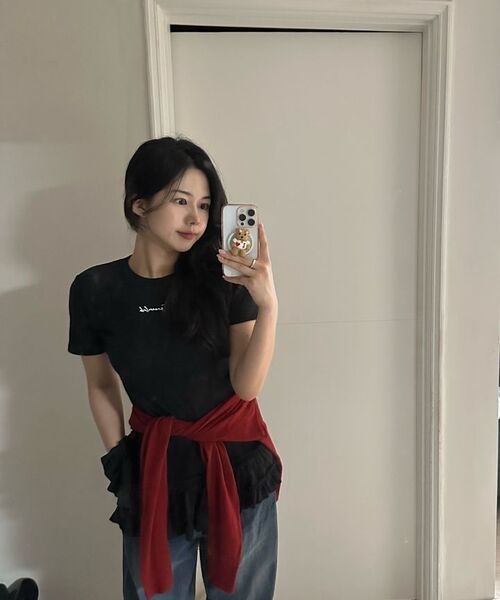 THE GREEN LAB（ザグリーンラボ）の「カンカンショートスリーブTシャツ[ブラック]（Tシャツ/カットソー・レディース・その他・FREE）」の20枚目の写真