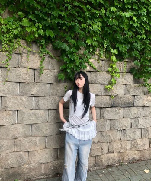 THE GREEN LAB（ザグリーンラボ）の「カンカンショートスリーブTシャツ[ブラック]（Tシャツ/カットソー・レディース・その他・FREE）」の22枚目の写真