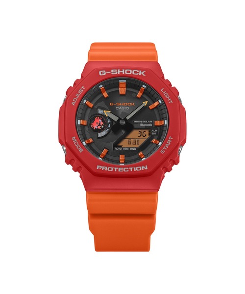 G-SHOCK（ジーショック）の「チャールズ・ダーウィン財団コラボモデル / GA-B2100DF-4AJR（アナログ腕時計・メンズ・オレンジ・FREE）」の3枚目の写真