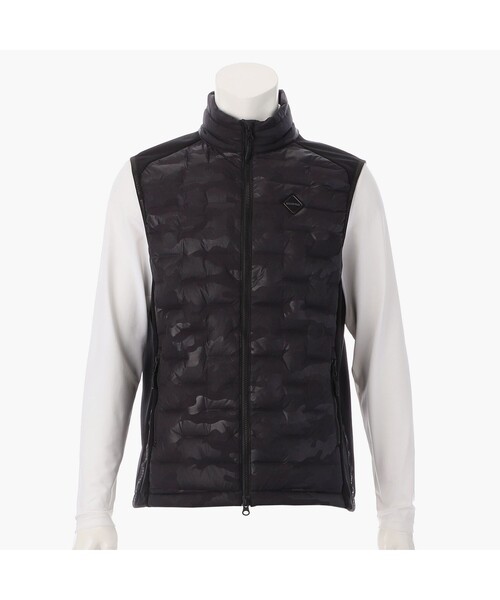 BRIEFING（ブリーフィング）の「【BRIEFING GOLF／ブリーフィングゴルフ】 MS HYBRID DOWN VEST（ブルゾン・メンズ・ブラック/ブラック系その他/チャコール/ベージュ・M/L/S/XL）」の3枚目の写真