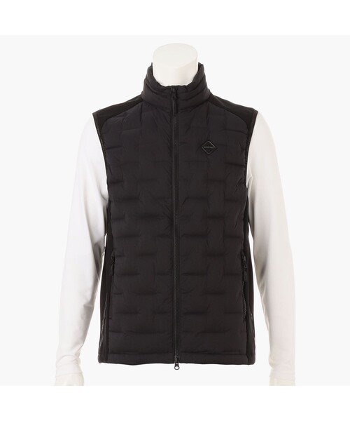 BRIEFING（ブリーフィング）の「【BRIEFING GOLF／ブリーフィングゴルフ】 MS HYBRID DOWN VEST（ブルゾン・メンズ・ブラック/ブラック系その他/チャコール/ベージュ・M/L/S/XL）」の2枚目の写真