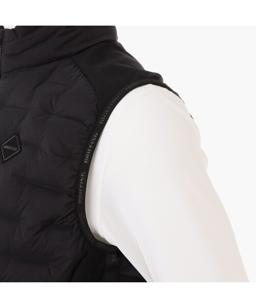 BRIEFING（ブリーフィング）の「【BRIEFING GOLF／ブリーフィングゴルフ】 MS HYBRID DOWN VEST（ブルゾン・メンズ・ブラック/ブラック系その他/チャコール/ベージュ・M/L/S/XL）」の9枚目の写真