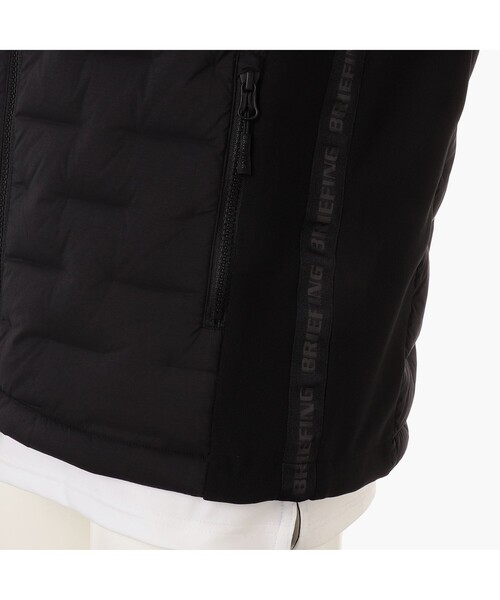 BRIEFING（ブリーフィング）の「【BRIEFING GOLF／ブリーフィングゴルフ】 MS HYBRID DOWN VEST（ブルゾン・メンズ・ブラック/ブラック系その他/チャコール/ベージュ・M/L/S/XL）」の12枚目の写真