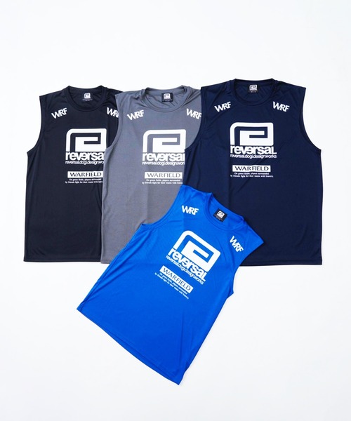 reversal.dogi.design.works（リバーサル・ドーギ・デザイン・ワークス）の「＜reversal/リバーサル＞Warfield SLEEVELESS（Tシャツ/カットソー・メンズ・ブルー/グレー/ネイビー/ブラック・LARGE/X-LARGE/XX-LARGE/MEDIUM）」の12枚目の写真
