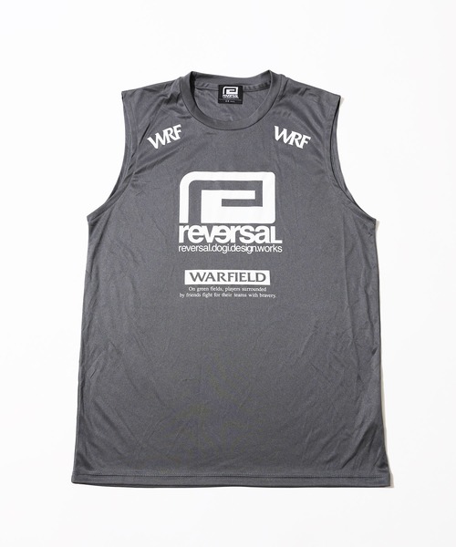 reversal.dogi.design.works（リバーサル・ドーギ・デザイン・ワークス）の「＜reversal/リバーサル＞Warfield SLEEVELESS（Tシャツ/カットソー・メンズ・ブルー/グレー/ネイビー/ブラック・LARGE/X-LARGE/XX-LARGE/MEDIUM）」の5枚目の写真