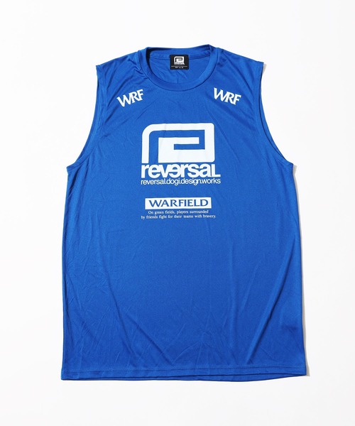 reversal.dogi.design.works（リバーサル・ドーギ・デザイン・ワークス）の「＜reversal/リバーサル＞Warfield SLEEVELESS（Tシャツ/カットソー・メンズ・ブルー/グレー/ネイビー/ブラック・LARGE/X-LARGE/XX-LARGE/MEDIUM）」の7枚目の写真