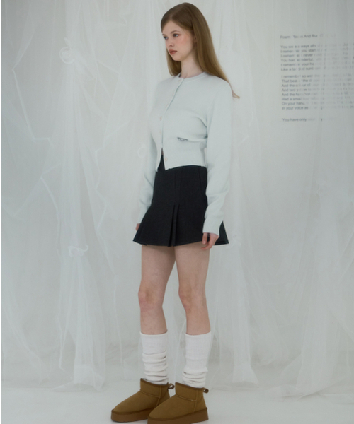セール】Soft Nut Button Cardigan [Mint]（カーディガン/ボレロ