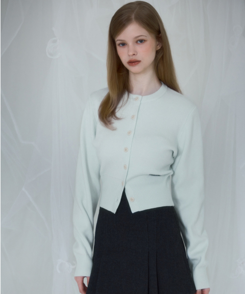 ROSEFRANTZ（ロゼフランツ）の「Soft Nut Button Cardigan [Mint]（カーディガン/ボレロ・レディース・ミント・OS）」の6枚目の写真