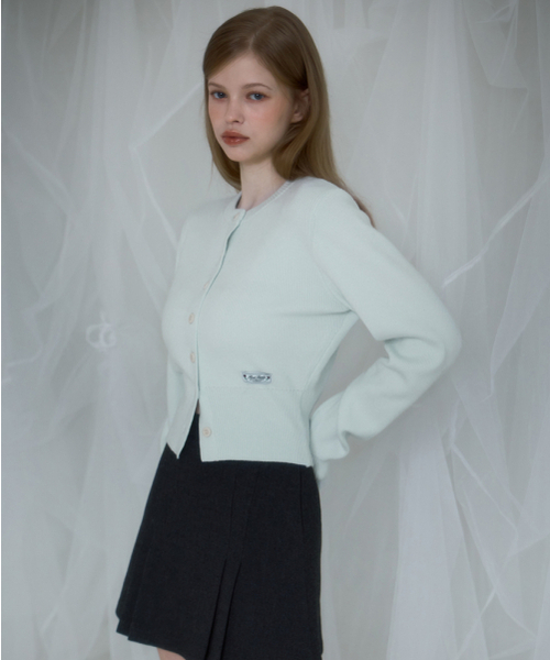 セール】Soft Nut Button Cardigan [Mint]（カーディガン/ボレロ
