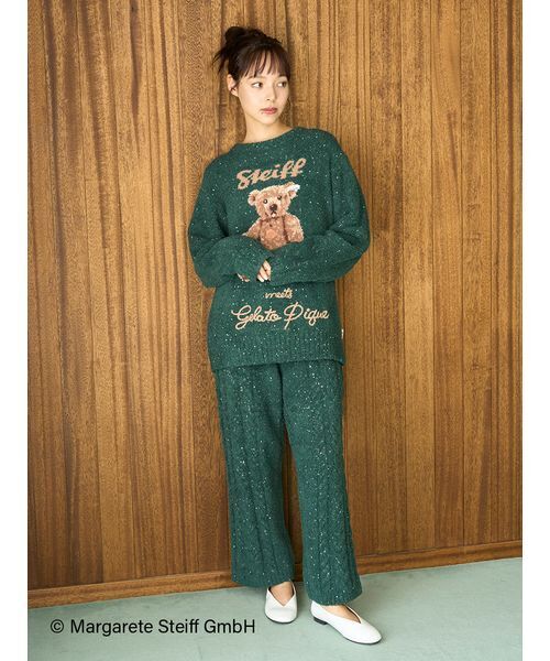 セール】【Steiff】パウダーネップアランロングパンツ（ルームウェア