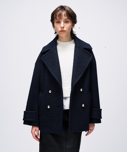 セール】ループメルトンPコート（ピーコート）｜cloenc（クロエンス