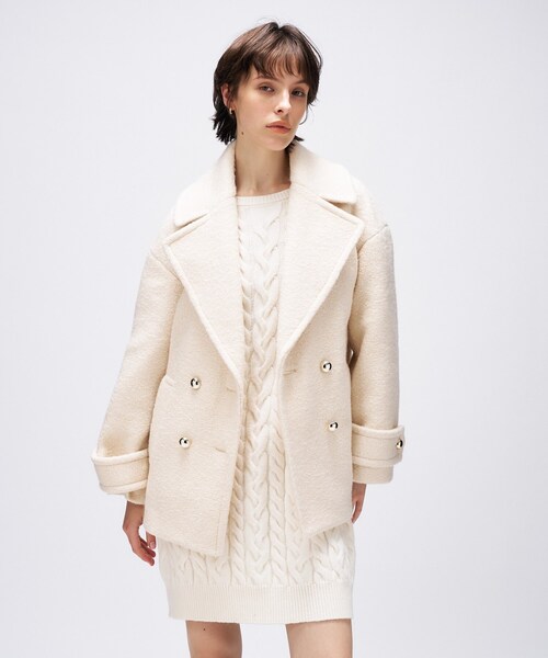 セール】ループメルトンPコート（ピーコート）｜cloenc（クロエンス