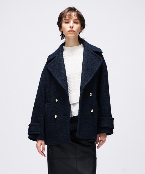 セール】ループメルトンPコート（ピーコート）｜cloenc（クロエンス