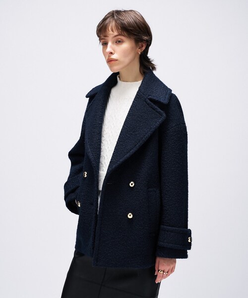 セール】ループメルトンPコート（ピーコート）｜cloenc（クロエンス