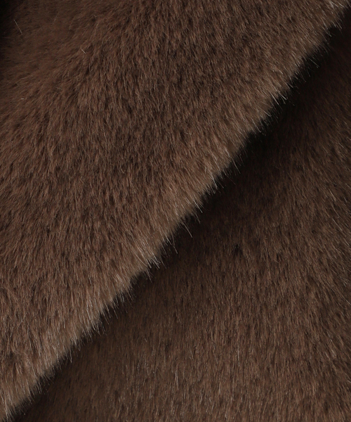 collection PRIVEE?(コレクションプリヴェ)の「【COLLECTION PRIVEE?】 WOMAN ECO-FUR JACKET:ジャケット(その他アウター・レディース・カーキ・42)」の17枚目の写真