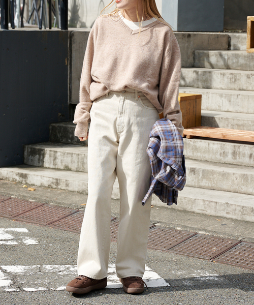 ULTフェードデニムハイライズルーズ5PKT（デニムパンツ）｜OUTDOOR