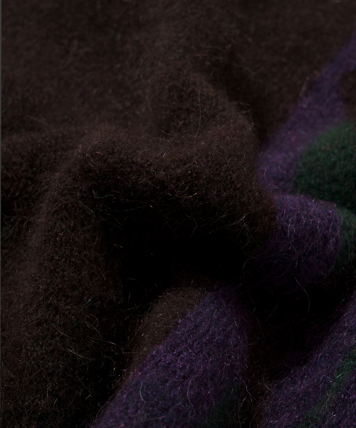 DISCUS ATHLETIC（ディスカス　アスレチック）の「ゴンジョTVコラボモヘアウールカーディガンブラウン（カーディガン/ボレロ・レディース・その他・LARGE/X-LARGE）」の6枚目の写真