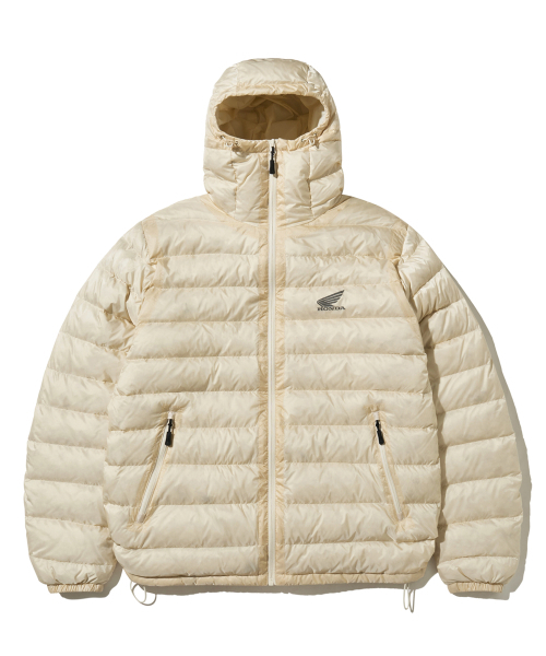 PHYPS MOTORCYCLE(フィップスモーターサイクル)の「H-Tech Storm Shield Parka Ivory(ダウンジャケット/コート・レディース・その他・SMALL/MEDIUM/LARGE/X-LARGE)」の2枚目の写真