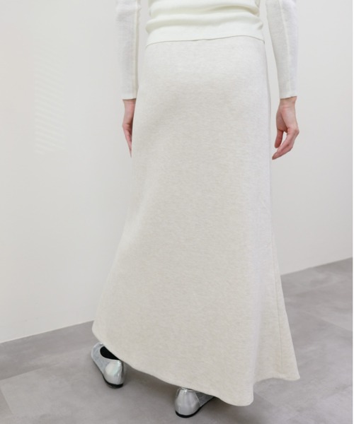 DOLLUPOOPS（ドールアップウップス）の「ストレッチフラノマーメイドスカート（スカート・レディース・チャコールグレー/オフホワイト/ブラック・FREE）」の7枚目の写真