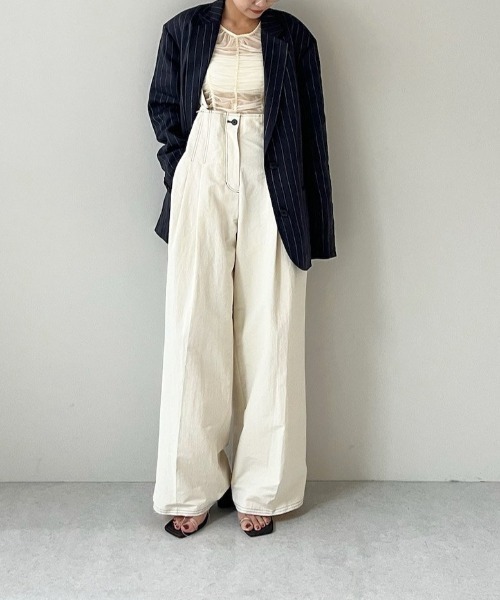 anuke Over Linen Jacket オーバーリネンジャケット/62610104