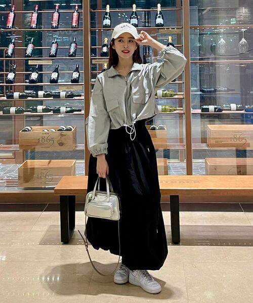 KOLEAT（コレット）の「バルーンシャーリングストラップロングスカート[ブラック]（スカート・レディース・その他・SMALL/MEDIUM）」の9枚目の写真
