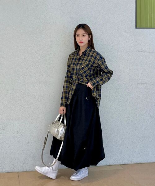 KOLEAT（コレット）の「バルーンシャーリングストラップロングスカート[ブラック]（スカート・レディース・その他・SMALL/MEDIUM）」の11枚目の写真