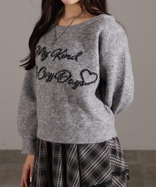 apres jour mignon(アプレジュールミニョン)の「ジャガードニットプルオーバー(ニット/セーター・レディース・オフホワイト/グレー/ボルドー・フリー/LARGE)」の6枚目の写真