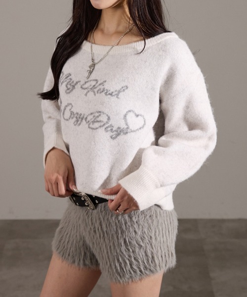 apres jour mignon(アプレジュールミニョン)の「ジャガードニットプルオーバー(ニット/セーター・レディース・オフホワイト/グレー/ボルドー・フリー/LARGE)」の12枚目の写真